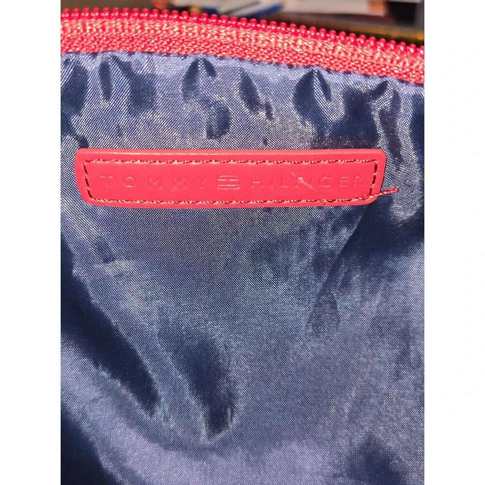 Tommy Hilfiger Navy Blue Cosmetic Bag – Travel Makeup Toiletry Pouch 13